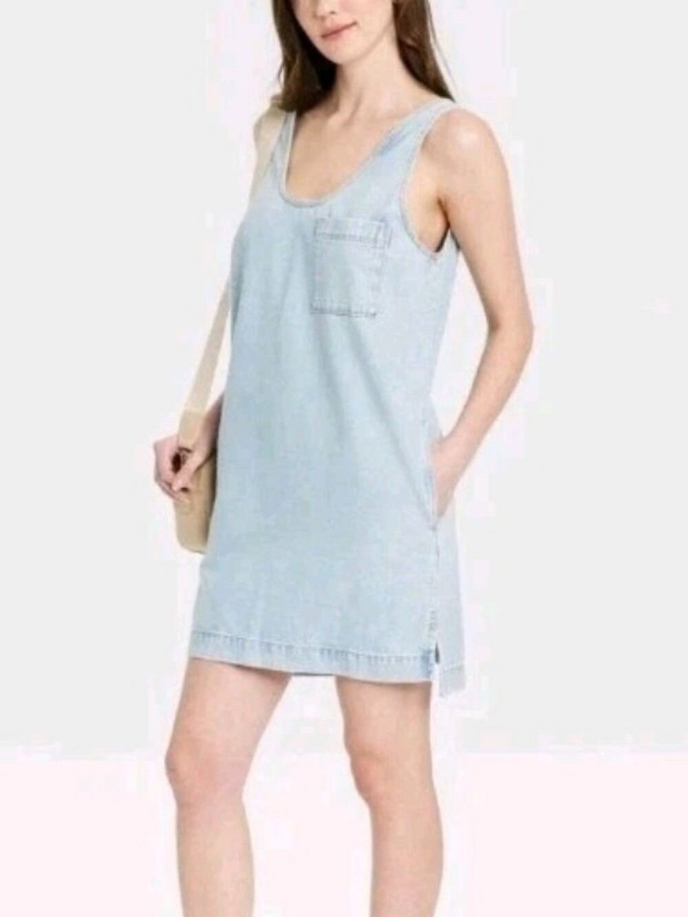 NWT Universal Thread Soft Denim Mini Dress